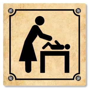 Přebalovací pult, 118x118mm, pergamen, Kansas